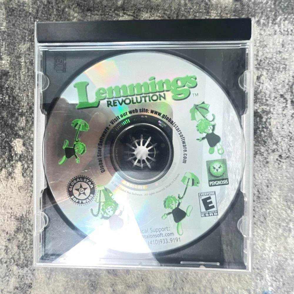 Lemmings Revolution PC CD-ROM Puzzle Game Psygnosis Global Star 1